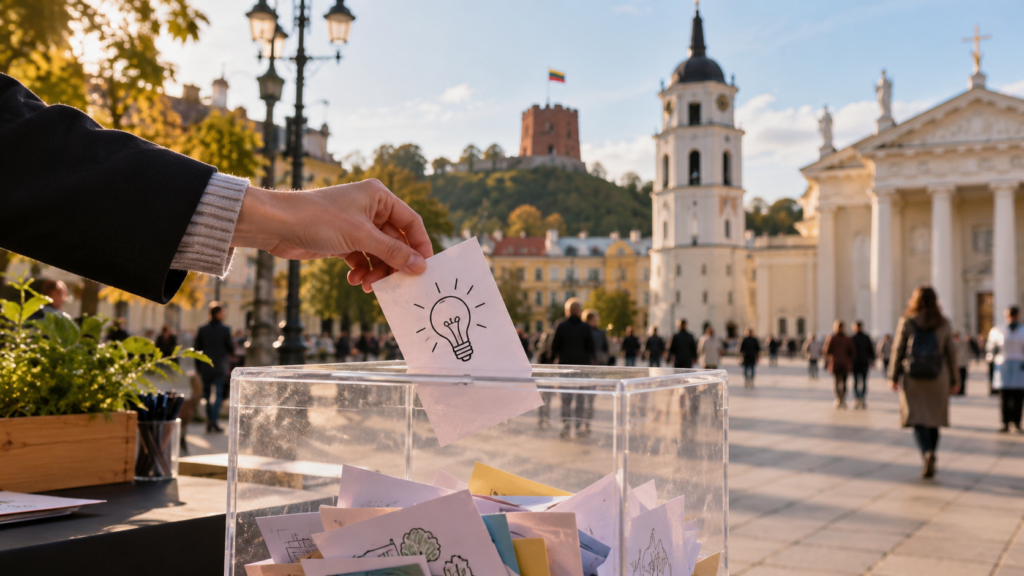 Paskutinė proga pasiūlyti idėją Vilniui