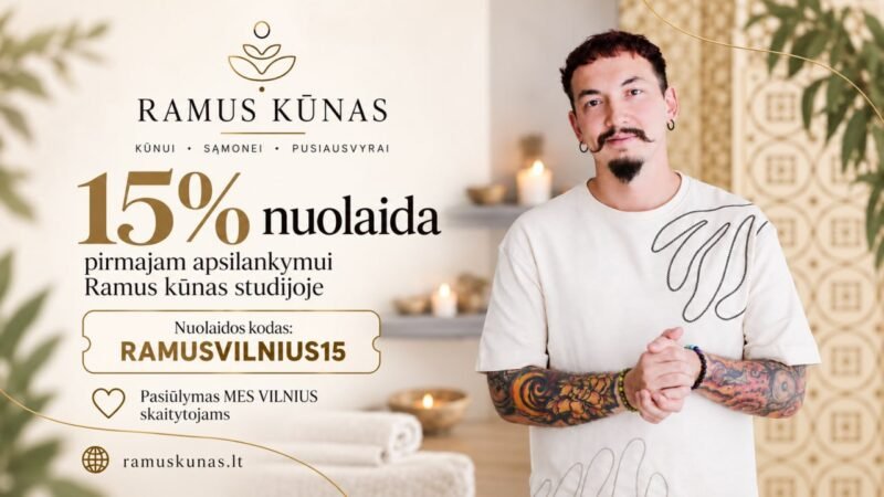 Atraskite profesionalią masažo terapiją Vilniuje. „Ramus kūnas“